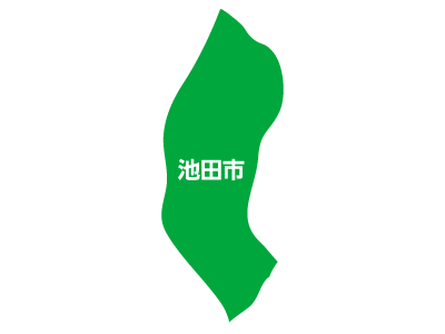 池田市の地図