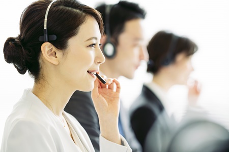 オペレーターが対応します