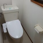 突然トイレがつまり、修理を依頼しました