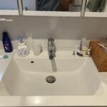 洗面所のパイプつまりを解消