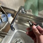 東大阪市小坂本町 M様　台所の水栓から水漏れ