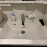 洗面所の水漏れで部品を交換