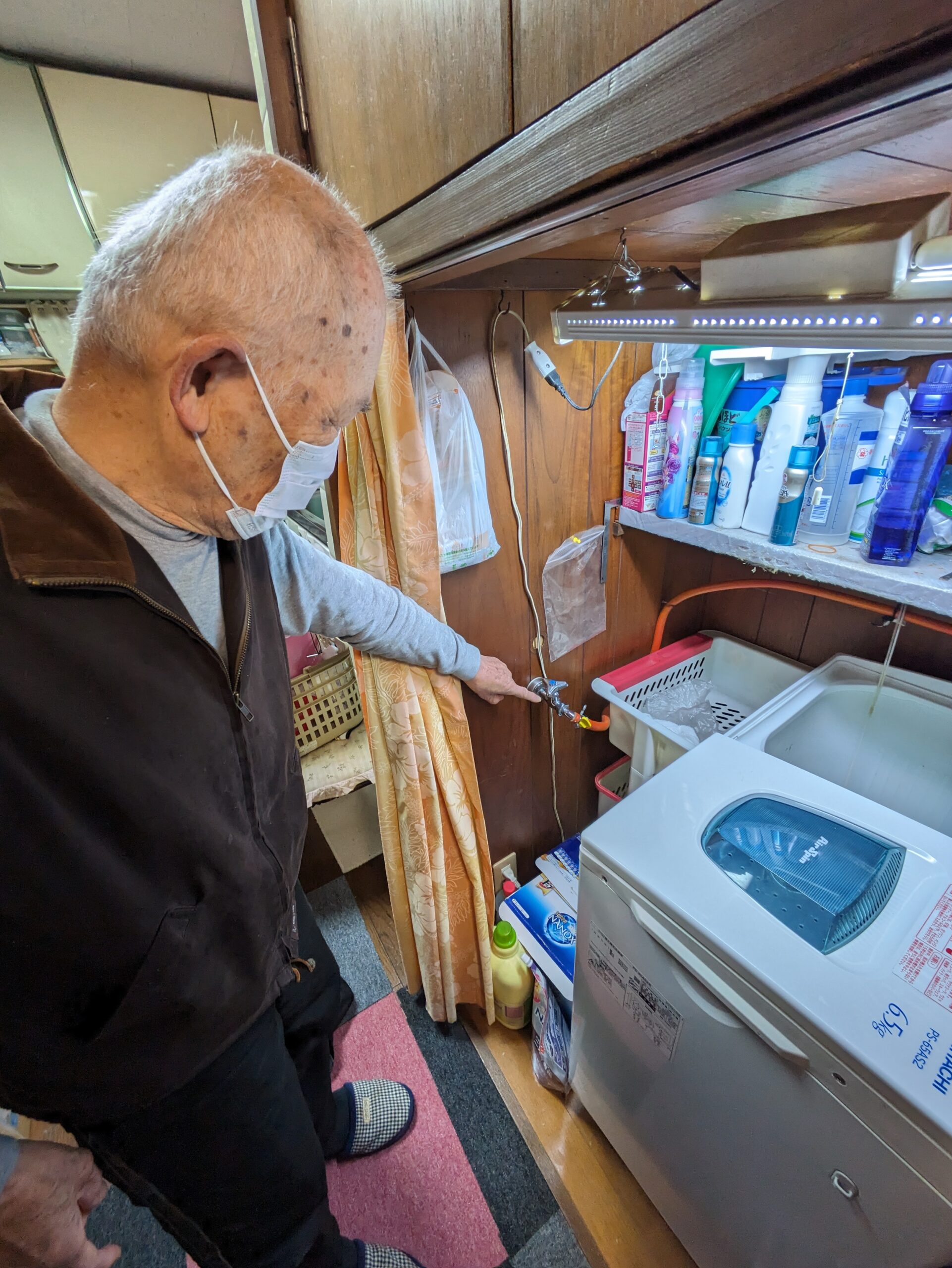 洗濯蛇口の水漏れを修理してもらいました（守口市南寺方東通 お客様の口コミ）