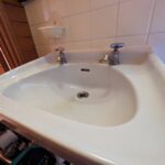 寝屋川市石津東町 N様　洗面所の水栓からの水漏れ