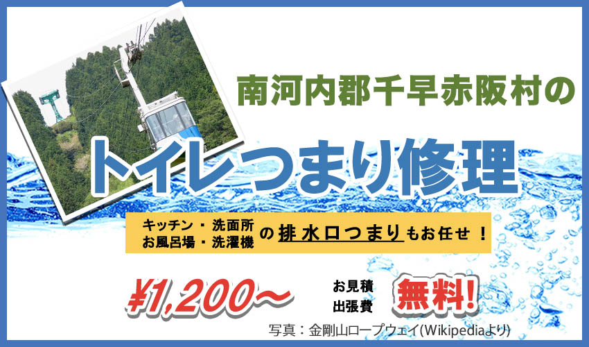 大阪府南河内郡千早赤阪村つまり