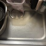 台所のつまりを修理してもらいました