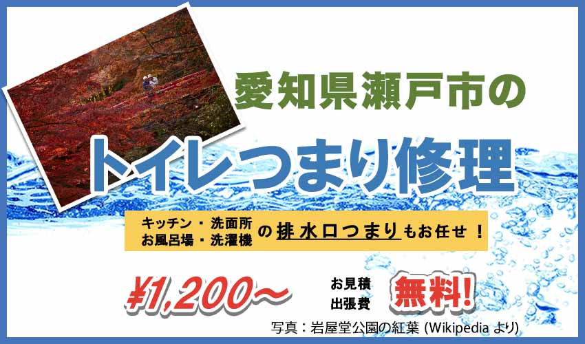 愛知県瀬戸市のトイレつまり修理業者