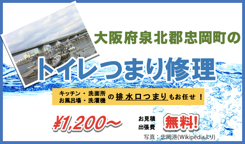 大阪府泉北郡忠岡町つまり