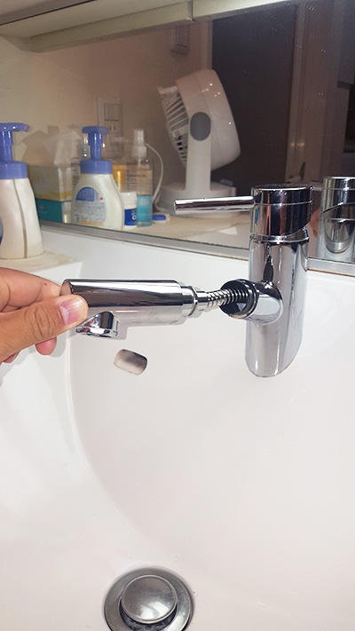 箕面市 X様 ホースの破損