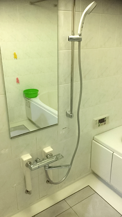 尼崎市 F様 浴室蛇口の交換