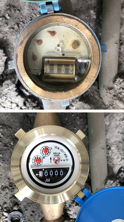 茨木市 A様 メーター交換